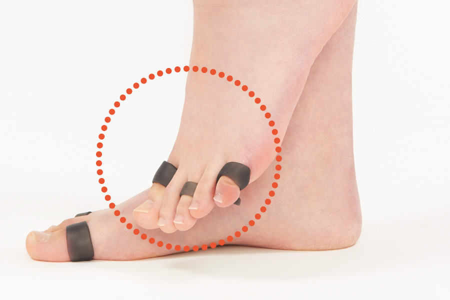 つけて歩くだけで全身へのマッサージ効果に